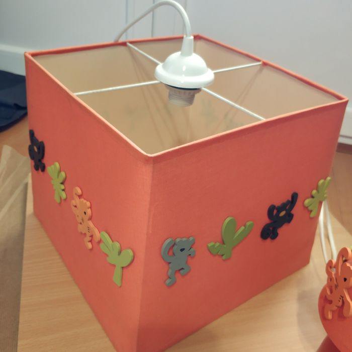 Conjunto de candeeiros quarto criança