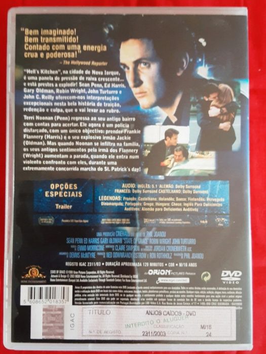 DVD anjos caidos