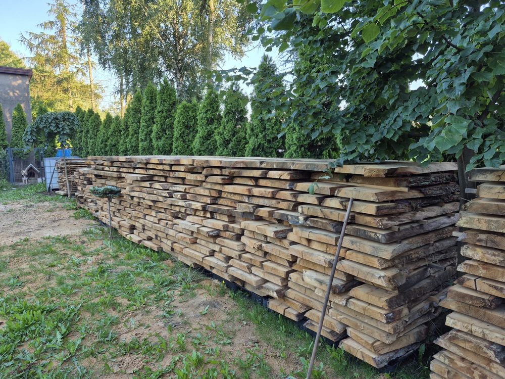 Bale dębowe dobrej jakości grubość 55 mm,dlugosc od 90 cm do 110 cm