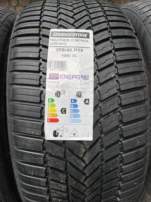 255/40/19 nowe opony całoroczne Bridgestone WeatherControl 2022 okazja