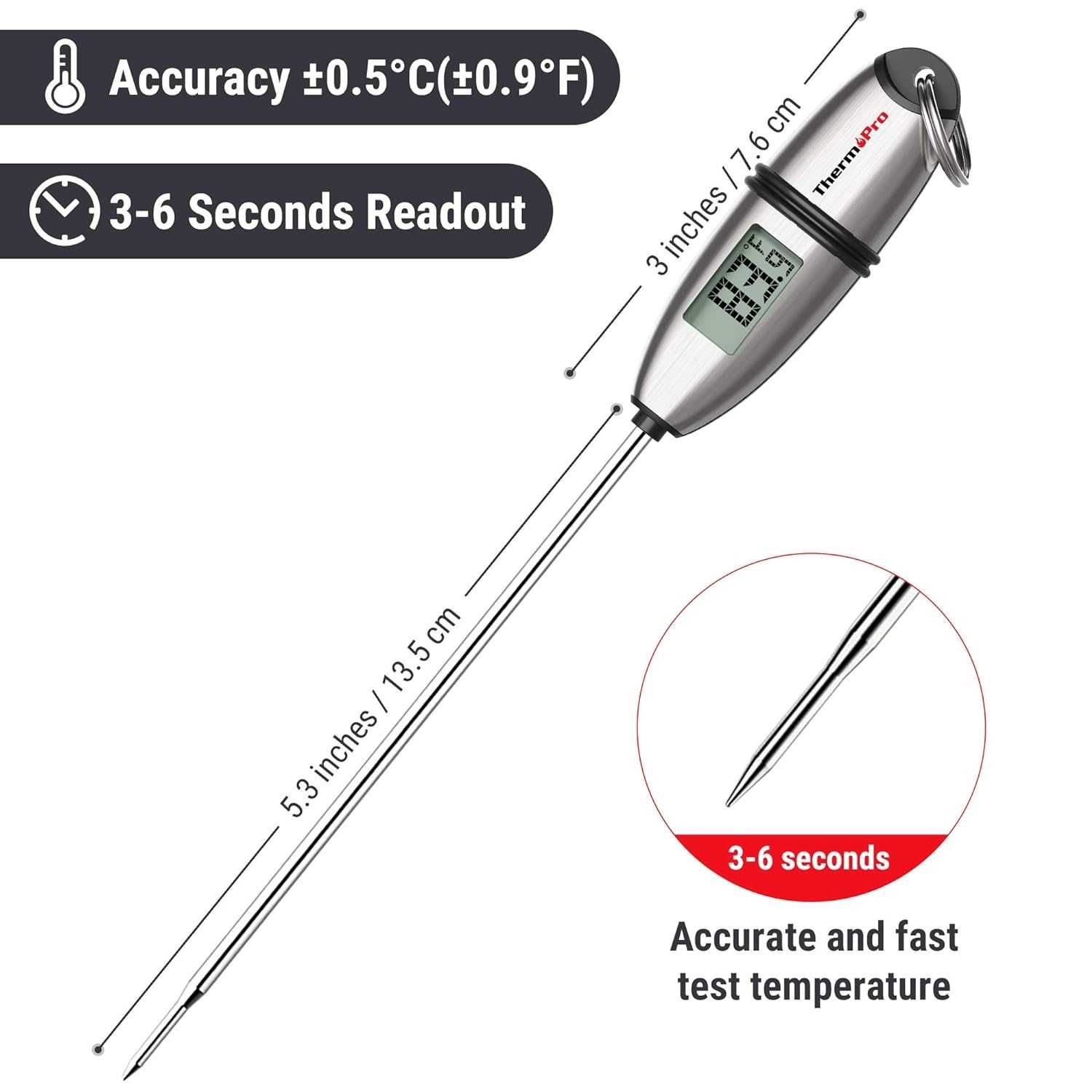 Termometr / minutnik /pomiar temperatury/monitor / sonda !2642-A!