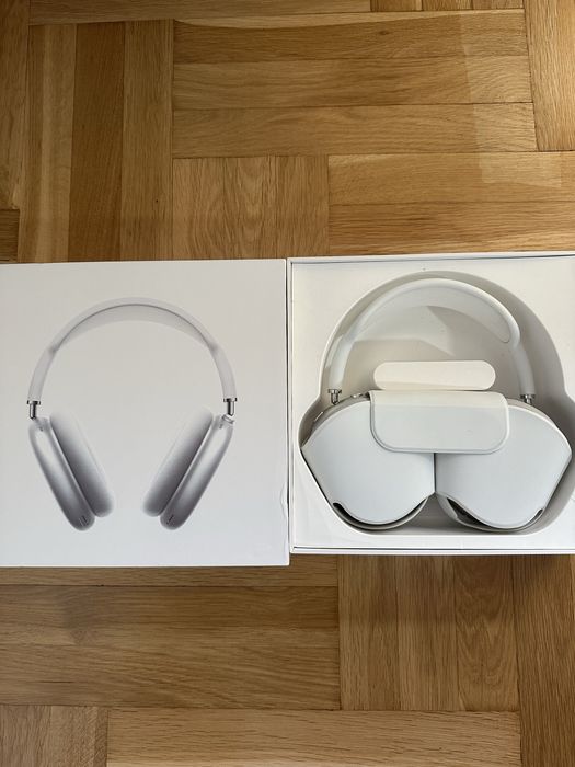 Air Pods Max srebrne