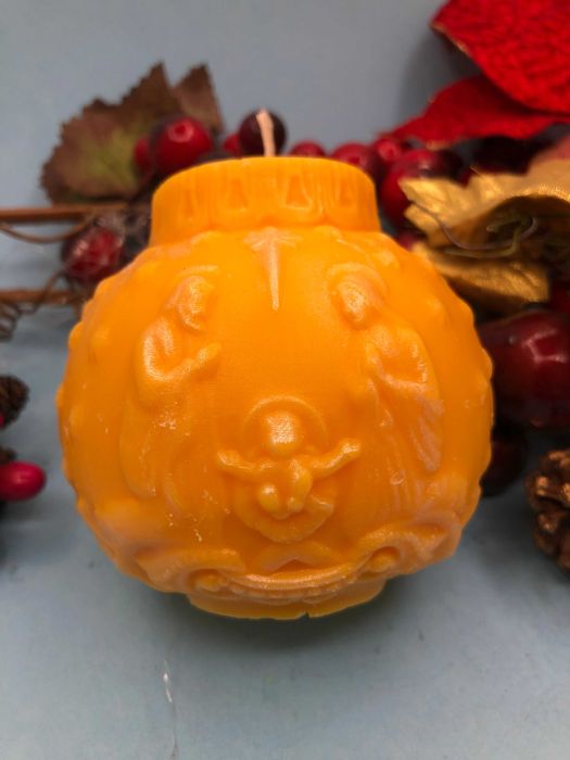 Świeca świeczka bombka z rodziną - Jezus Maryja Józef