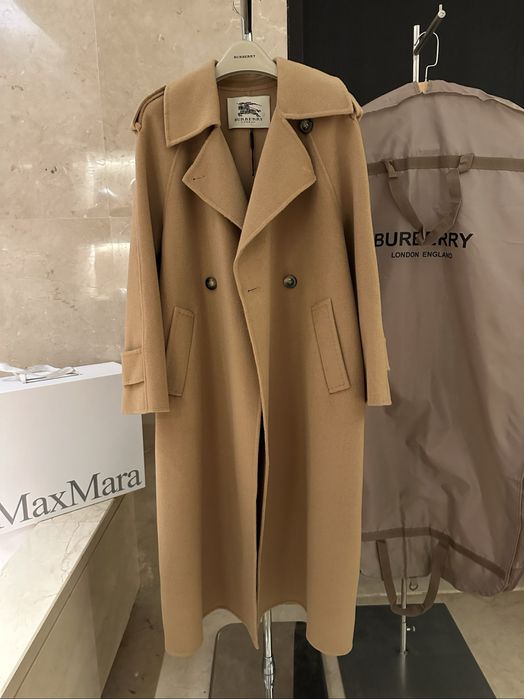 Пальто Burberry из шерсти