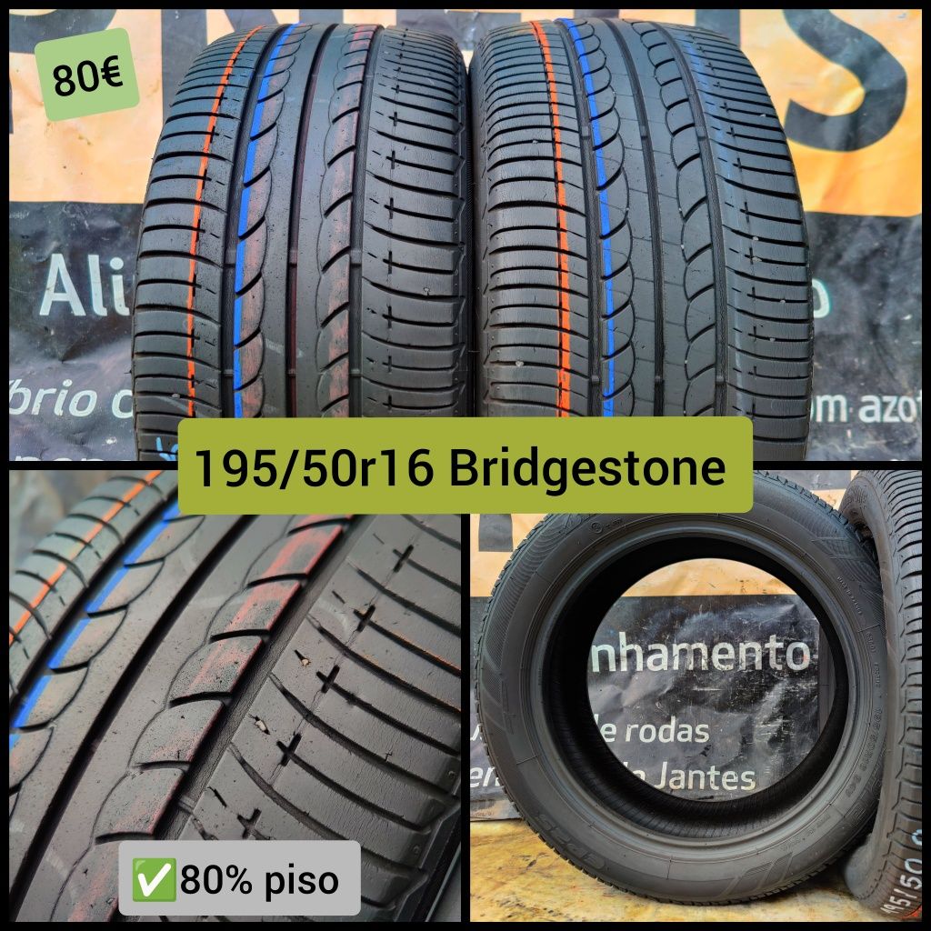 Pneus 195/45r16 195/50r16 205/45r16  Semi novos em Leiria