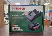 Bosch Starter set 36v Akumulator 2ah + ładowarka