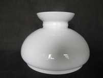Duży szklany Klosz do lampy naftowej_ALADYN_otwór montaż 172 mm
