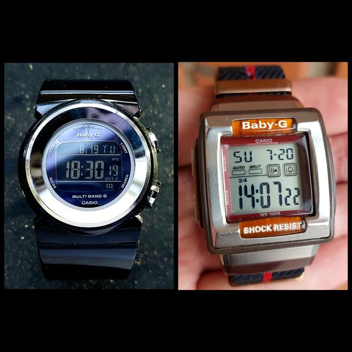 Годинники на сонячній енергії, протиударні та легкі CASIO Baby-G
