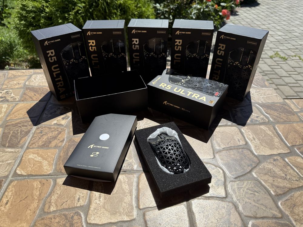 ‼️Attack Shark R5 Ultra 39g, зроблена з карбону‼️ЦІНА ПОСТАЧАЛЬНИКА‼️