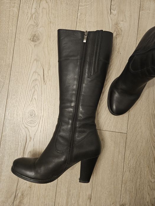 Kozaki r.37 ze skóry naturalnej Lasocki