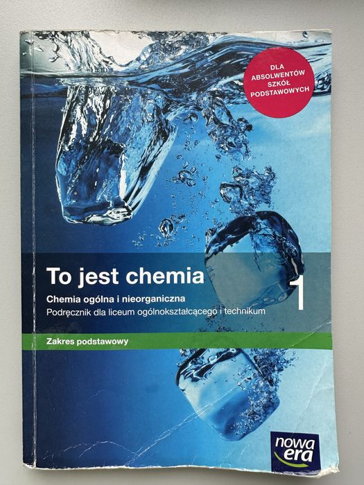 To jest chemia, klasa 1