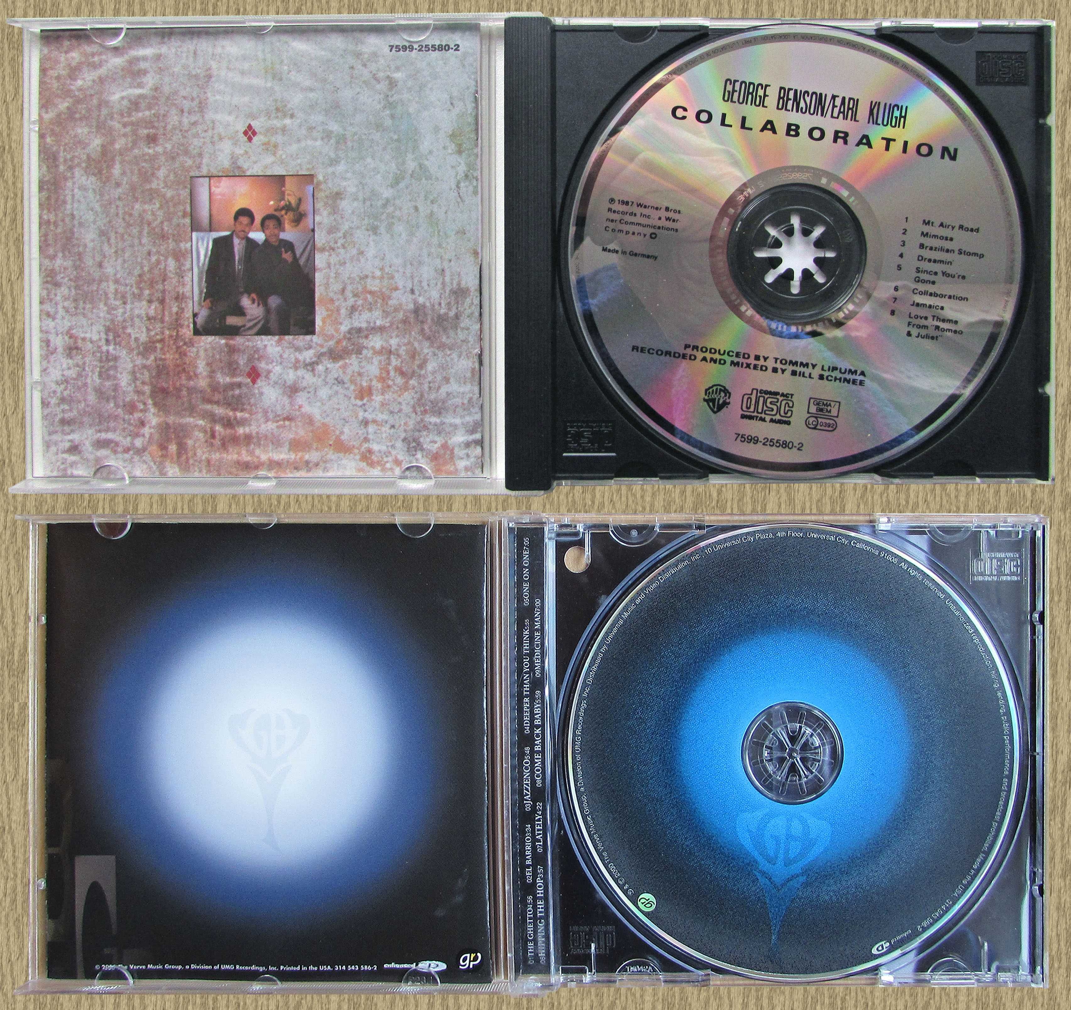 CD George Benson 70, 76, 80, 85, 87, 2000 / Fourplay 91, 95, 98