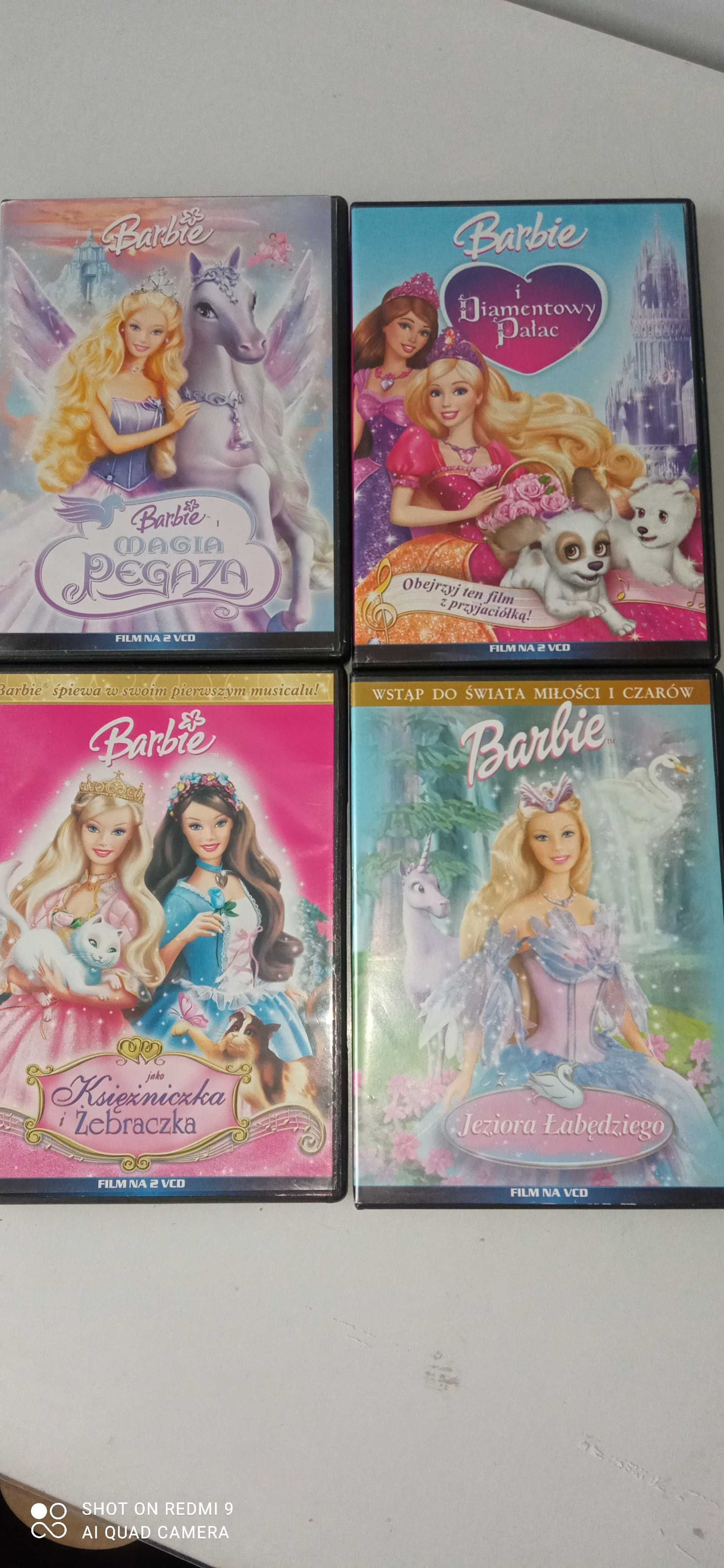 Filmy DVD z serii Barbie