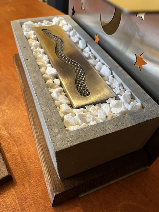 Биокамин с тепловым экраном. Для дома / квартиры