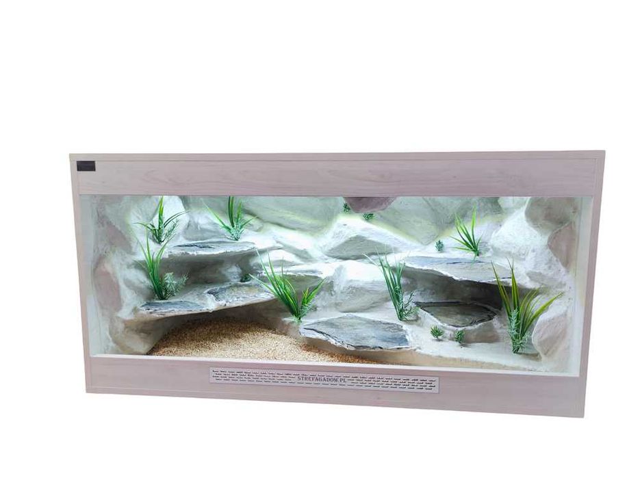 Terrarium pustynne nr668 120/60/60 dla agamy brodatej NA ZAMÓWIENIE