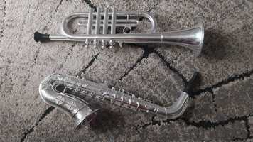 Zabawki Muzyczne Reig: Trąbka i Saksofon Srebrne - jak nowe