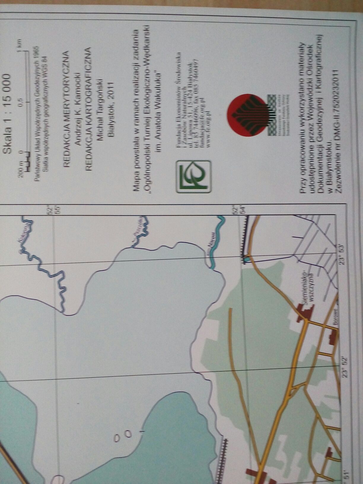 Mapa batymetryczna zbiornika Siemianówka pl
