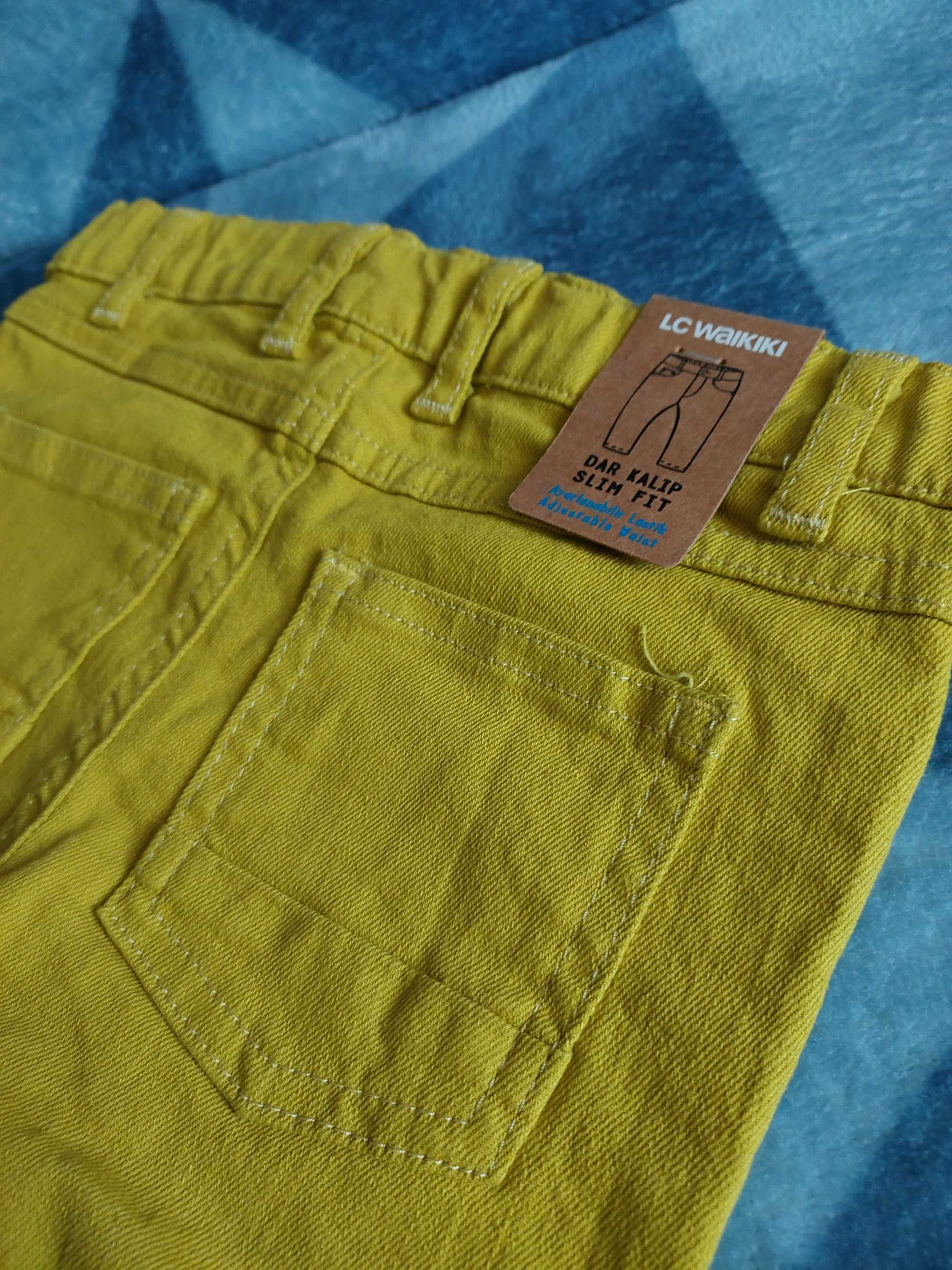 Spodnie jeans niemowlęce r. 74/80