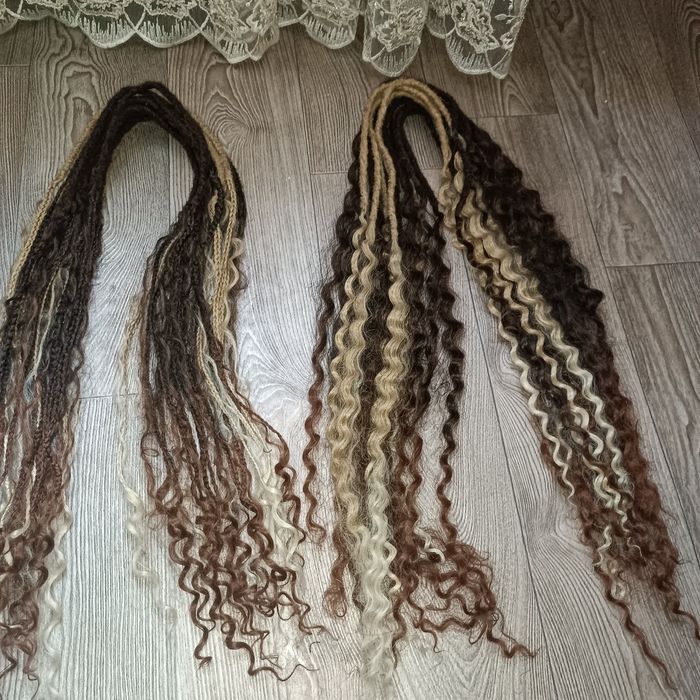 Комплект дреды,кудри,косы .