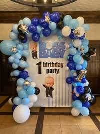 Банер на день народження baby boss, 1 рік