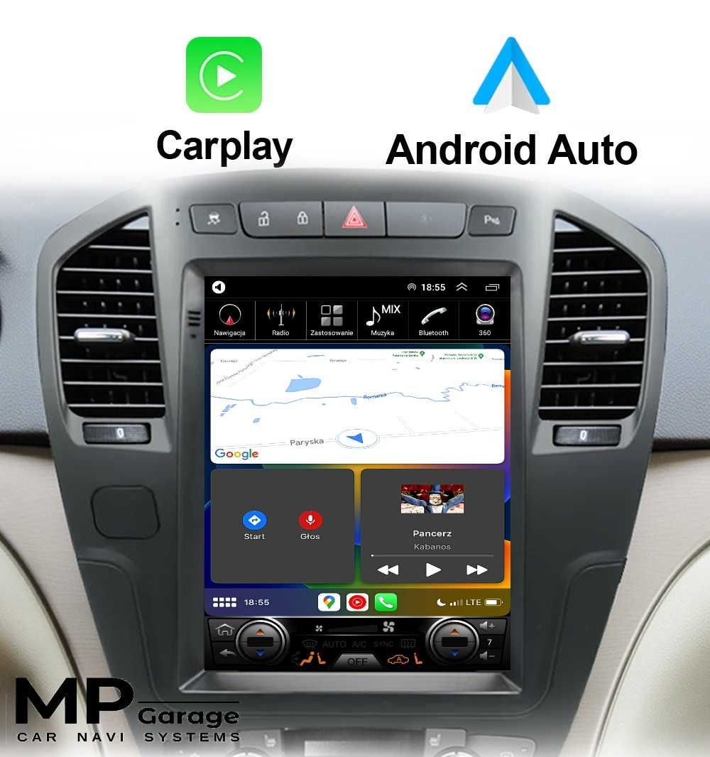 Radio Nawigacja Opel Insignia Android CarPlay 4/64 Tesla