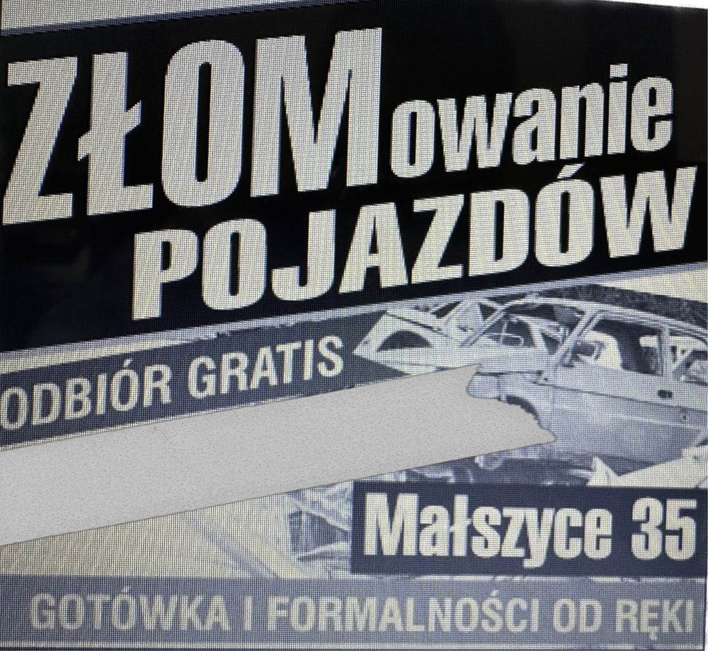 złomowanie - kasacja pojazdów