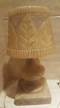 Lampka stara marmur alabaster Vintage