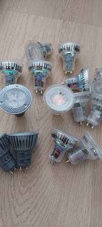 14 używanych sprawnych żarówek LED GU10