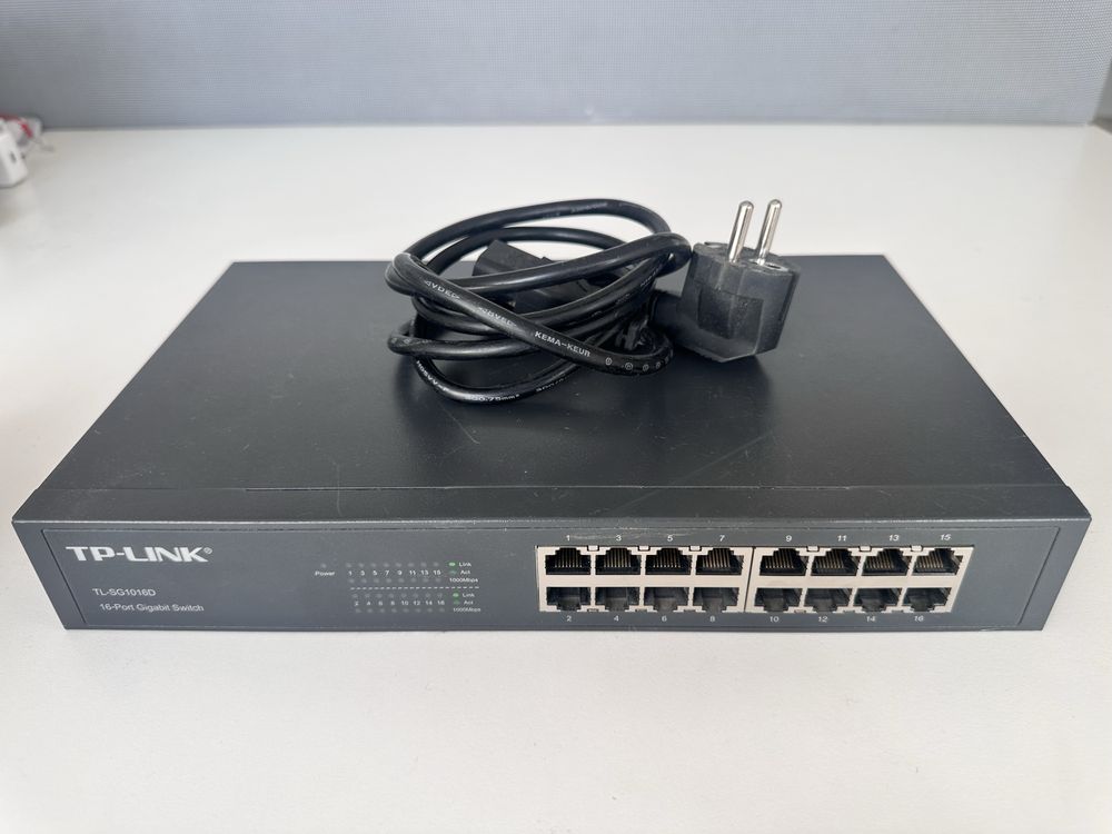 Switch TP-link TL-1016D 16Gbps portòw