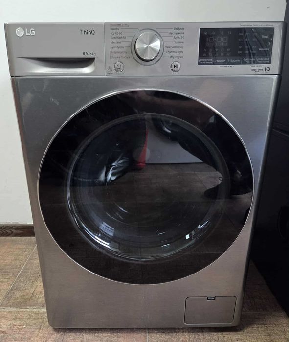 Pralko-suszarka LG F2DV5S8S2TE 8,5kg stan BDB używana srebrna Kraków W