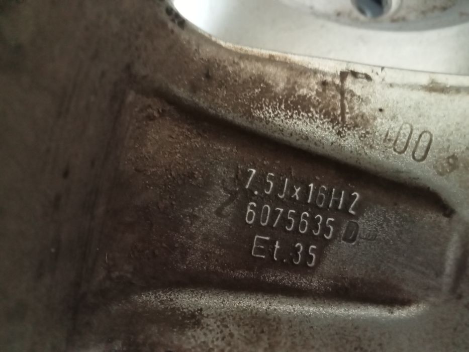 Легкосплавні диски R16 4/100 Reno,Opel,VW