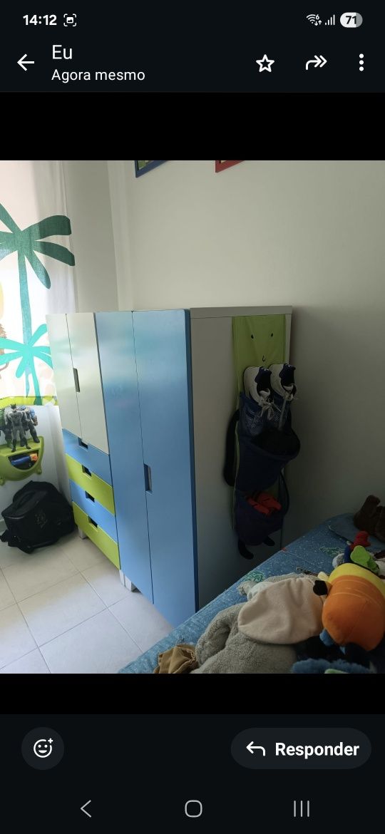 2 roupeiros criança ikea