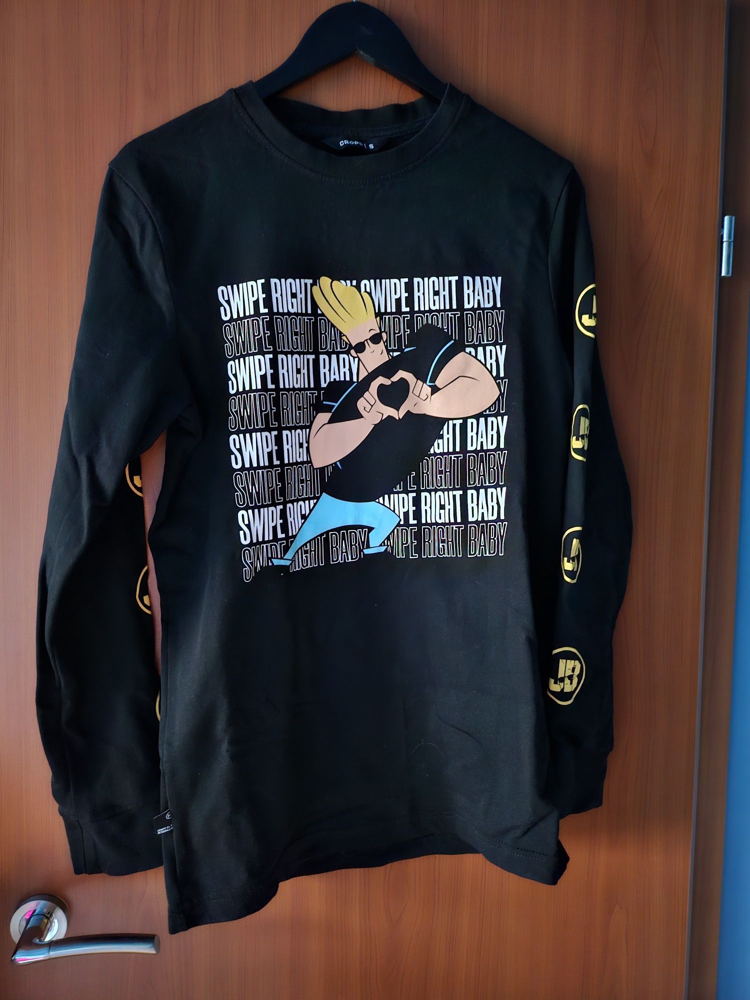 Koszulka Cropp rozm S  z długim rękawem Johnny Bravo