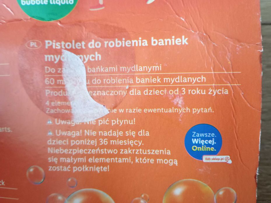 Pistolet do baniek Play tive