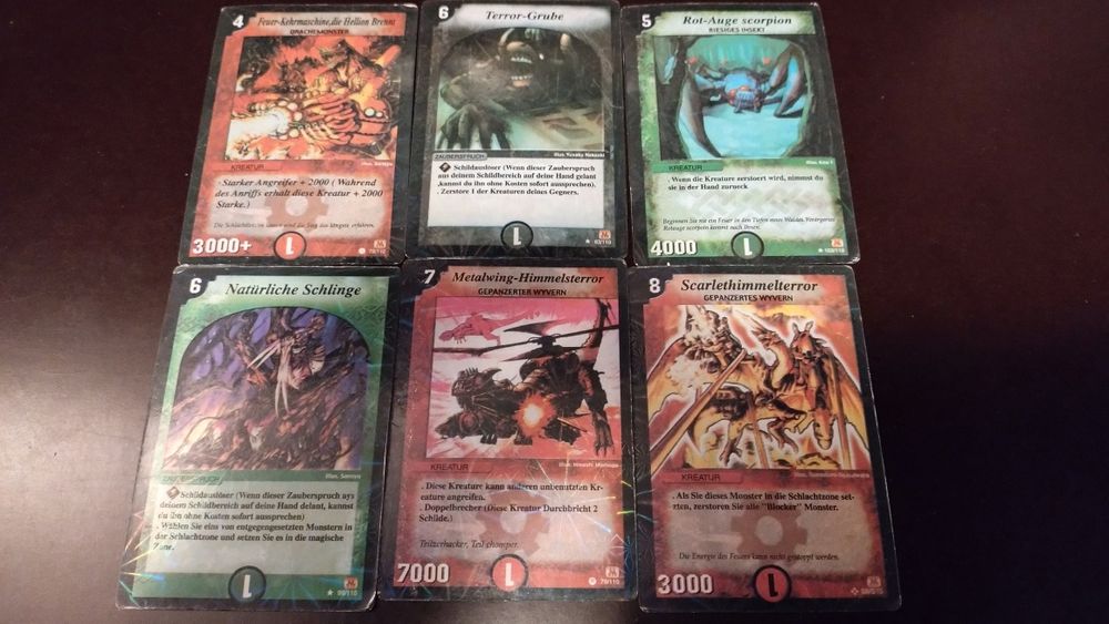 Karty Duel masters. Stan bardzo dobry.