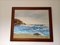 Quadro pintado a mão