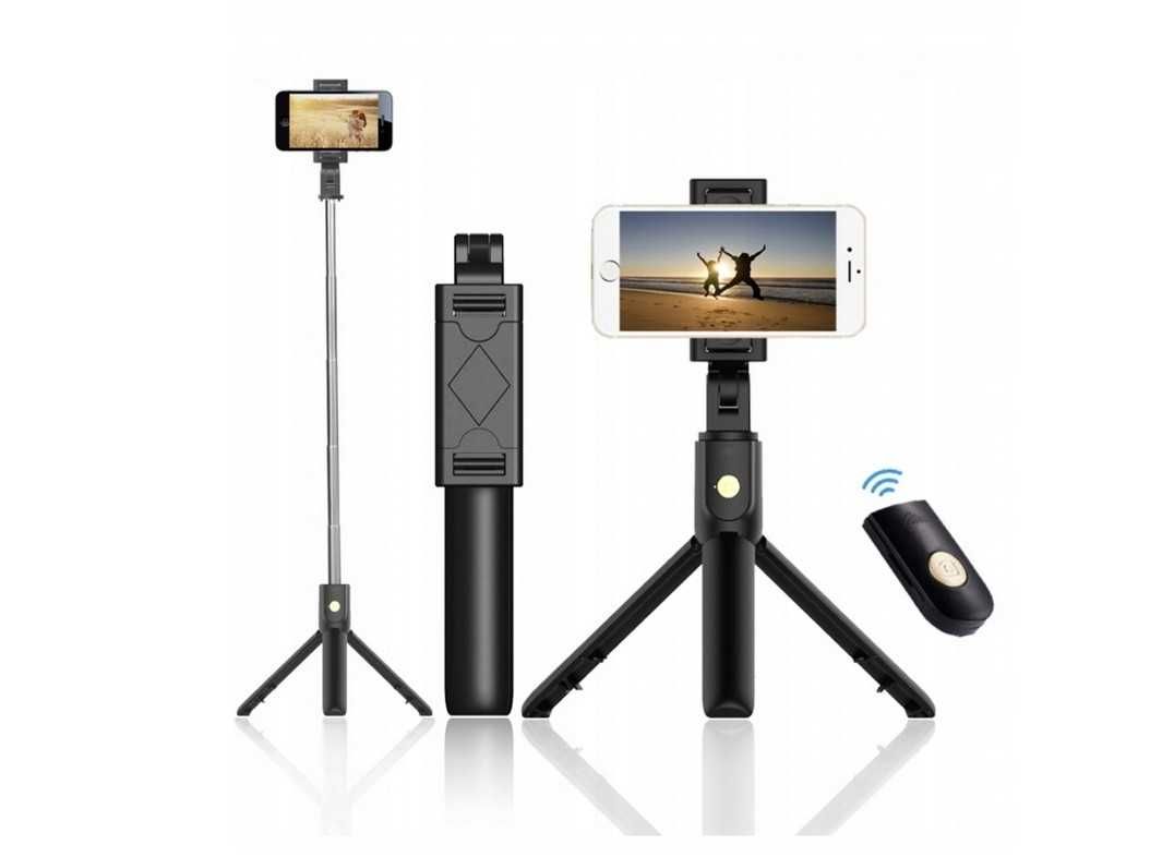 TRIPOD MAXXTER Selfie Stick uchwyt do robienia zdjęć 3 w 1 + PILOT
