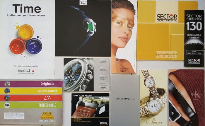 Catálogos de Relógios Vacheron, Hublot, Nardin, Porsche, TAG