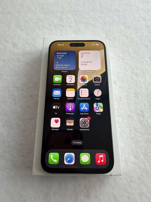 iPhone 15 Pro Max 256 GB Black Titanium. Stan Idealny! Faktura VAT