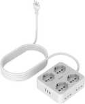 Listwa Zasilająca TESSAN 8-Gniazdowa 3 Portami USB 5m z Wyłącznikiem
