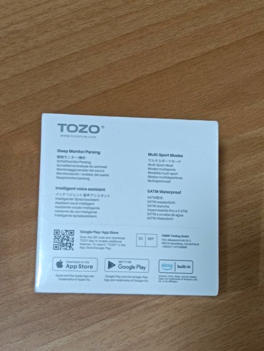 Smartwatch TOZO S2