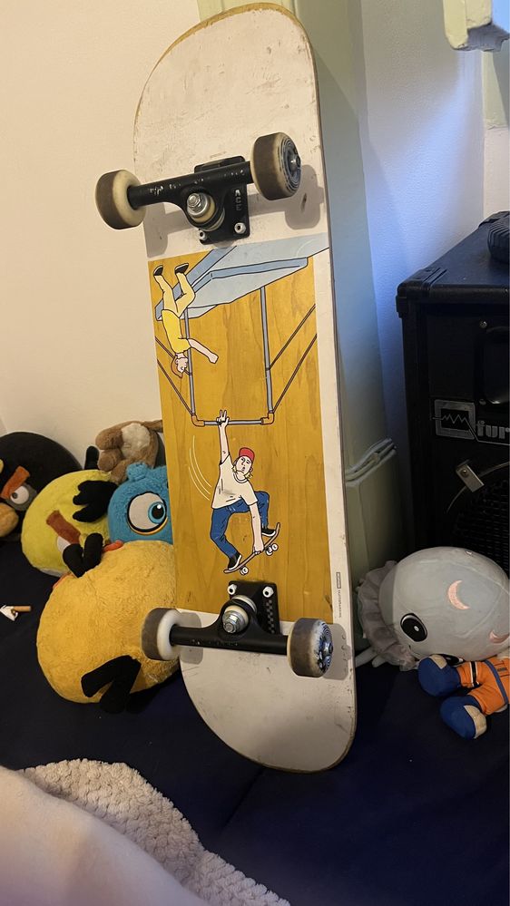 Skate 8.5 construído as peças