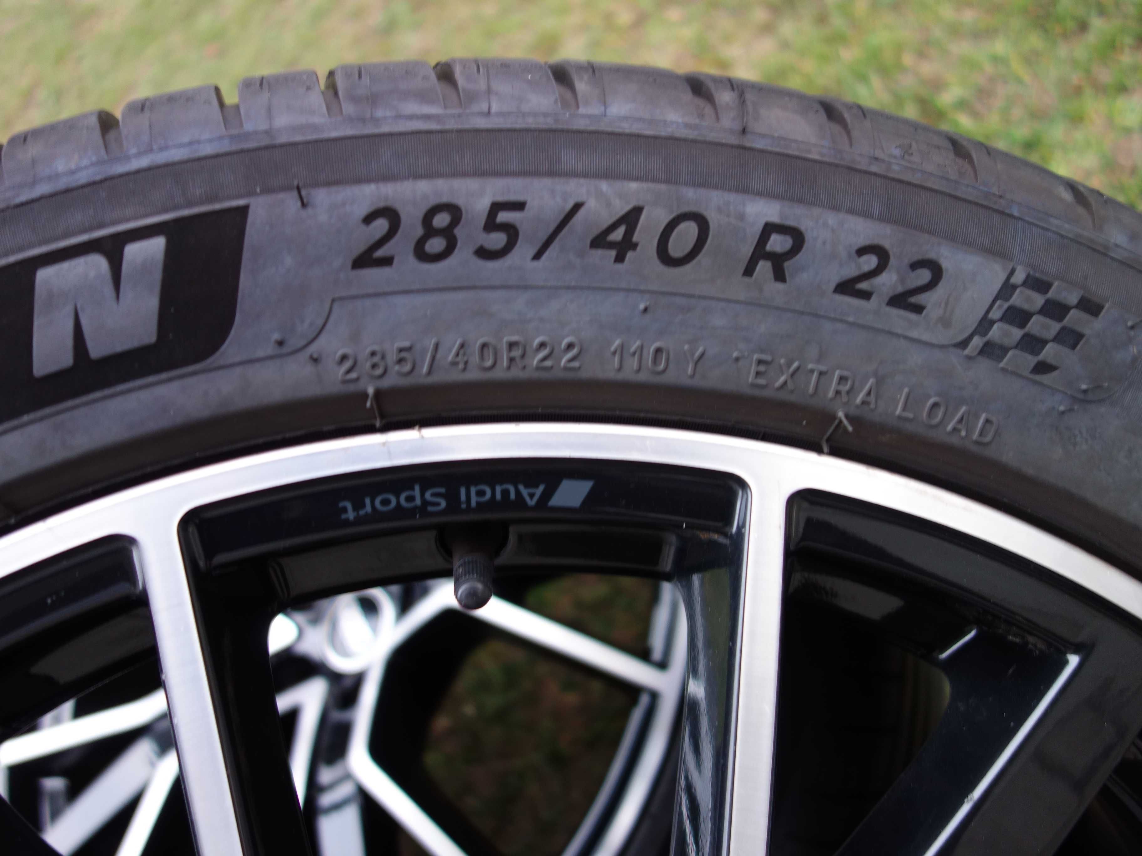 Koła AUDI RSQ8 Q8 SQ8 Q7 SQ7 4M8 22'' Michelin 2023 Rok Jak Nowe