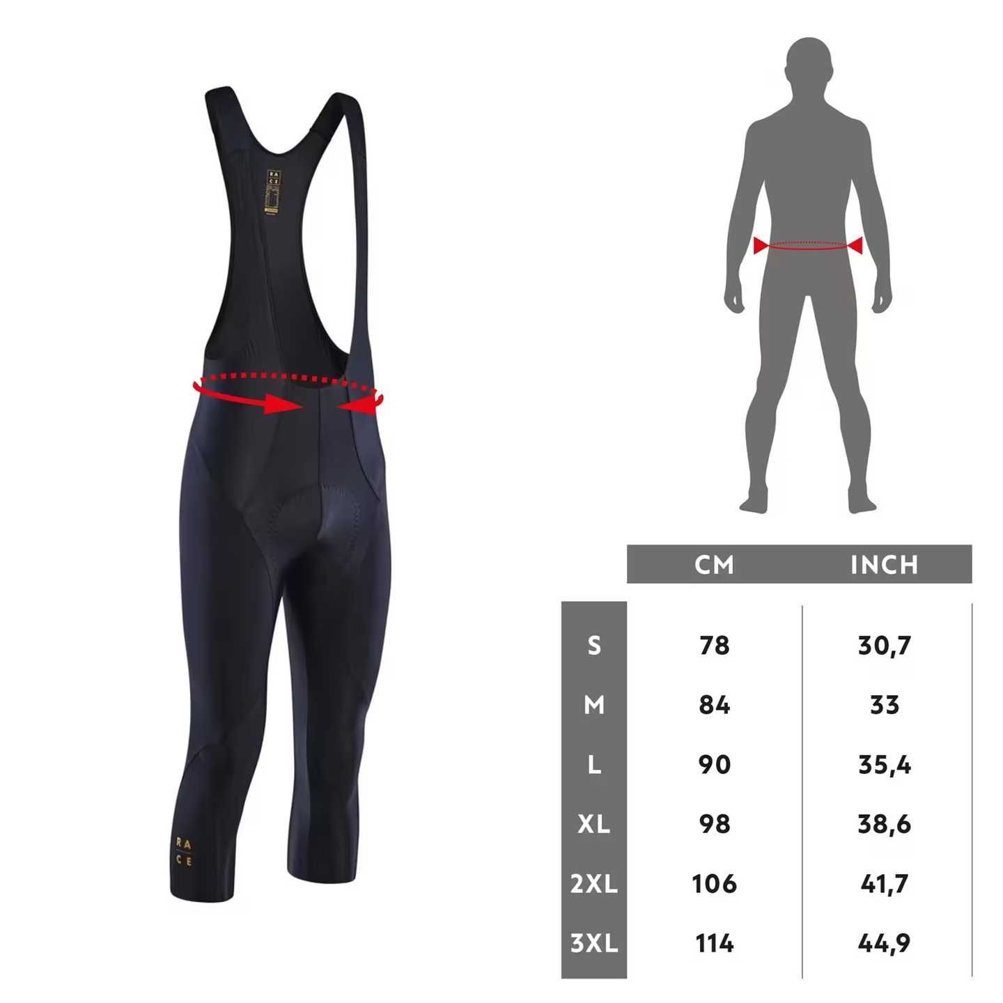 Spodnie kolarskie 3/4 Decathlon rockrider ole endura fox rapha r. L