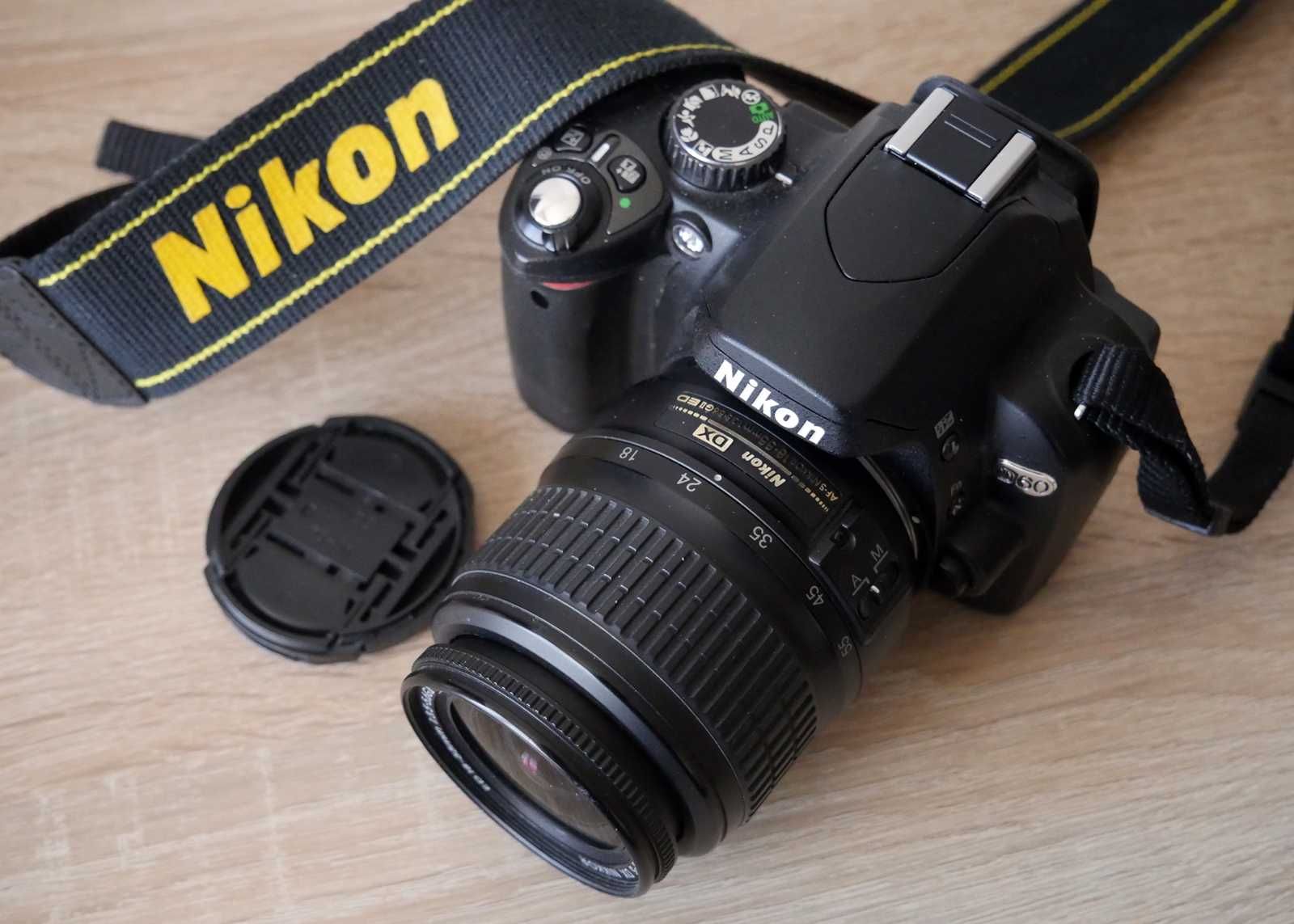 Aparat Nikon D60 jak nowy i torba do wyboru +grip gratis