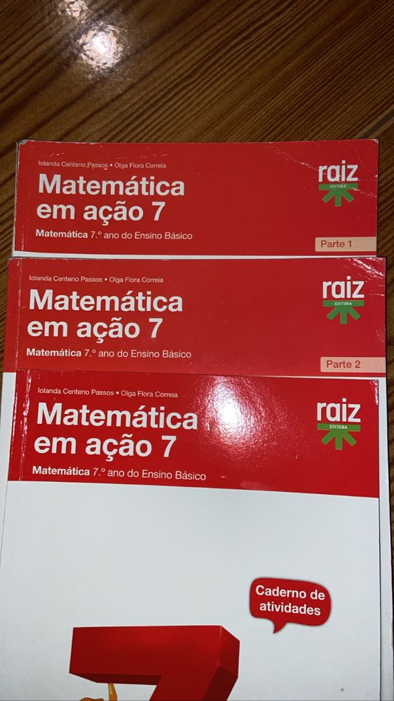 Livros de matematica -> 7 ano