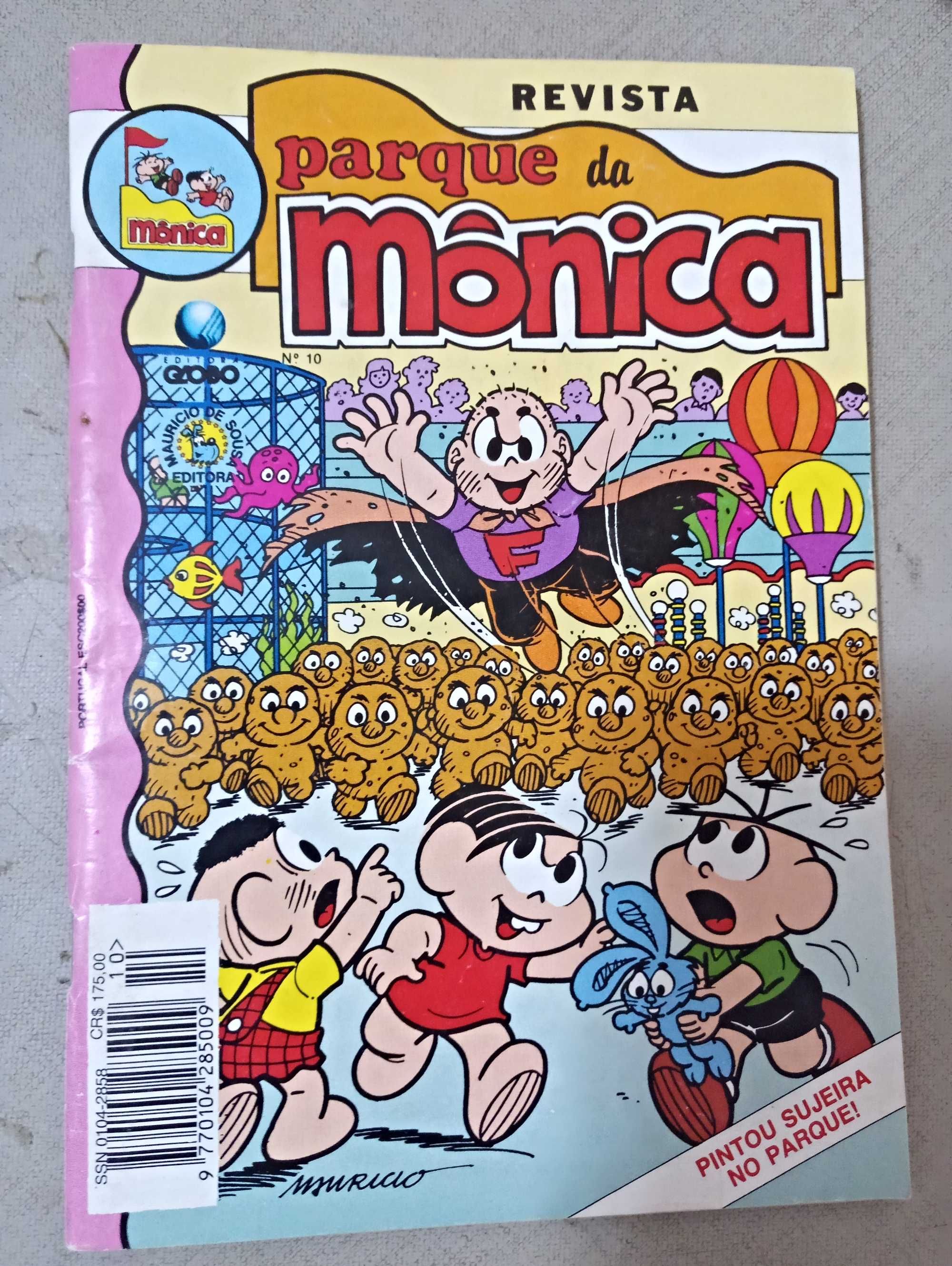 Almanaque Cebolinha Mônica Revista Parque