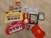 Zabawki interaktywne tablety gitara organki