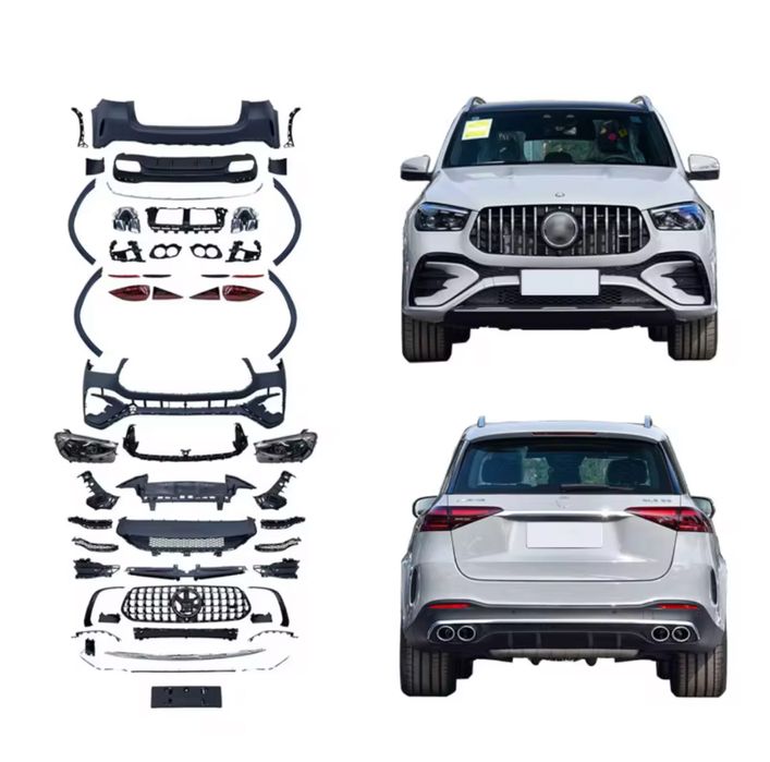 Обвес GLE53 AMG 2024+ для Mercedes GLE-Class W167 2019-2025 бампер др.
