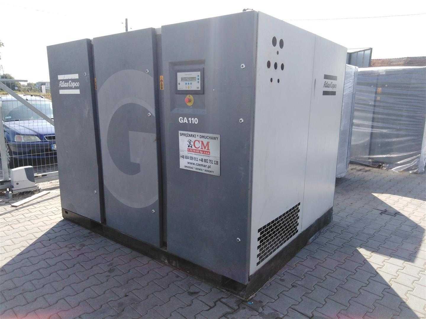 Sprężarka śrubowa kompresor ATLAS COPCO GA110 121kW 84m³ S008673